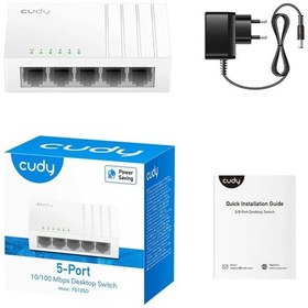 Resim Cudy FS105D 10/100 Mbps 5 Port Megabit Switch 