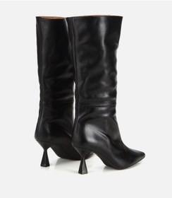 Resim Hotiç Kadın Deri Siyah İnce Topuklu Çizme 01cıh315540a100 01cıh315540a100 Siyah 
