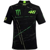 Resim Yeni Valentino Rossi Monster Vr46 Motogp Polo Yaka al Tshirt 