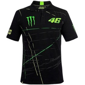 Resim Yeni Valentino Rossi Monster Vr46 Motogp Polo Yaka al Tshirt 