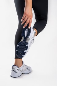 Resim Blyss Kadın Erkek Unisex Beyaz Lacivert Spor Ayakkabı Sneaker 