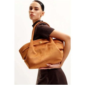 Resim Arme American Rag Cie Şık Ve Fonksiyonel Hana Medium Tote Bag - Kadınlar Için Ideal Çanta Omuz Çantası Kahverengi 