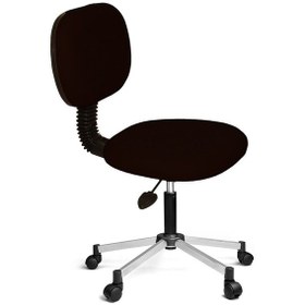 Resim Türksit Eko Kolçaksiz Koltuk Metalik Gri Boyalı Ayak Siyah 