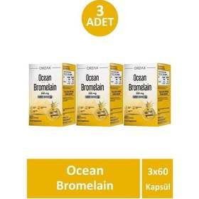 Resim Ocean Bromelain 60 Kapsül 3 Adet 