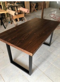 Resim Bintaşmobilya Kütük Masa Düz Kenar 