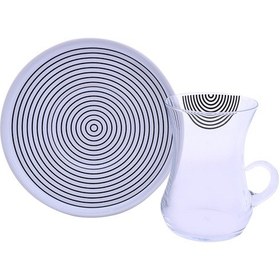Resim Decorium M02051 Monochrome Çay Takımı Kulplu 12 Parça 