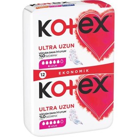 Resim Kotex Ultra Uzun Kanatlı 12'li 