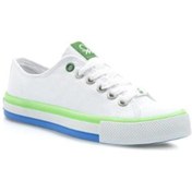Resim Benetton® | BN-30191 - 3374 Beyaz Yeşil - Erkek Spor Ayakkabı 
