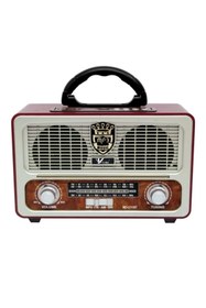 Resim Glr MD-1902BT Bluetooth Hoparlörlü Nostaljik Radyo 