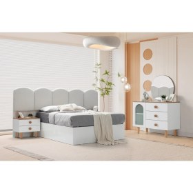 Resim Aydınev Bohem Düğün Paketi Modern Tasarım MDF Malzeme 140x150 cm Beyaz Renk 
