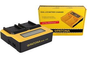 Resim Patona 7525 NP-FM50, NP-F550, NP-F750, NP-F970 Sony Dual LCD USB Şarj Cihazı 
