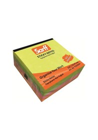 Resim Sarff 75 x 75 MM Fosforlu Renkler Küp Not Kağıdı 320 yp (4x80) 