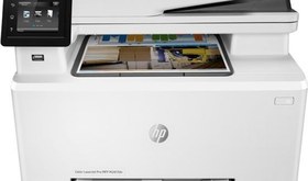 Resim Hp T6B81A Renkli Laserjet Pro M281Fdn Yazıcı Tarayıcı Fotokopi Fax Dubleks 