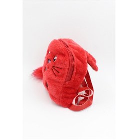 Resim Chantaky 039 3000 Peluş Tavşan Çocuk Sırt Çantası Kırmızı 
