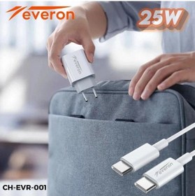 Resim Honor X6a İle Uyumlu Type C Şarj Adaptörü Type C To Type C Kablo Evr-01 Beyaz 