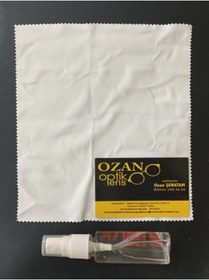 Resim Ozan Optik Kirmasti Optik 2 Adet Gözlük Temizleme Seti Set Optik Ve Güneş Gözlüğü Temizleme Solüsyonu Ve Bezi 