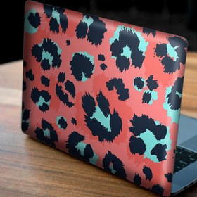 Resim Pembe Mavi Leopar Deseni Notebook Sticker, Laptop sticker,, Hp Sticker, Asus Sticker, 15.6 inç Sticker 