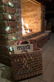 Resim MİEN HOME Hasır El Yapımı Dergilik Doğal Dekoratif Gazetelik 