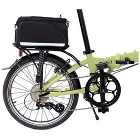 Resim Procycle PC-430 Katlanır Bisiklet Heybeli Arka Bagaj Çanta Foldin Siyah 