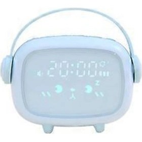 Resim /ea/küçük Çalar Saat Çocuk Saati Mavi Çalar Saat Diğer 