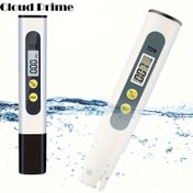 Resim Cloud Prime Taşınabilir TDS Su Kalitesi Test Cihazı Kalem - Dijital Ekran, Doğru Ölçüm, Pil Gücüyle Çalışan, Beyaz Plastik, İç Mekan Kullanımı için İdeal, İç Mekan Su Test Cihazı | Dijital Ekran Test Cihazı | Plastik Yapı, İçme Suyu için Su Test Cihazları 