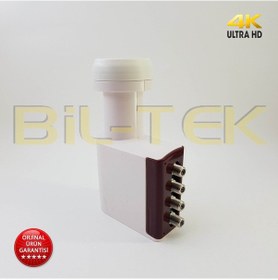 Resim Inverto Red Extend Quad - Dört Çıkışlı Lnb 