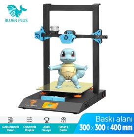 Resim Two Trees Bluer Plus Blu-5 Dokunmatik Ekranlı 3D Yazıcı Printer (300MMX300MMX400MM) 