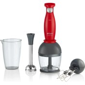 Resim Arzum AR1106-K Ottimo Maxi El Blender Seti - Kırmızı 