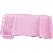 Resim Suntek Tesla Model 3 Y Pembe İçin Merkez Konsol Dash Tepsi Yedek Parça Düzenleyici Tepsi 