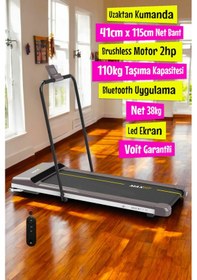 Resim Maxfit X7 Uzaktan Kumandalı Bluetoothlu Brushless Koşu Bandı - Voit Garantili 