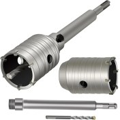 Resim Explosion1 1set 2 1/2 Inç Beton Delik 220MM Sds ile Şans Sihir 65MM Duvar Deliği Çimento Tuğla Taş Duvar Için Testere Matkap Bit (Yurt Dışından) 