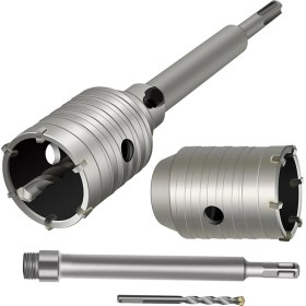 Resim Explosion1 1set 2 1/2 Inç Beton Delik 220MM Sds ile Şans Sihir 65MM Duvar Deliği Çimento Tuğla Taş Duvar Için Testere Matkap Bit (Yurt Dışından) 