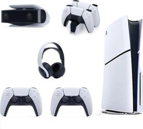 Resim Sony Playstation 5 Slim Standart Edition 1TB+ 2.DualSense +3D Kulaklık + Şarj+Kamera(İthalatçı Garantili) 
