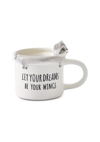 Resim Aryıldız Aryıldz Mood Rakun Figürlü Kupa 315ml 278345 Beyaz 