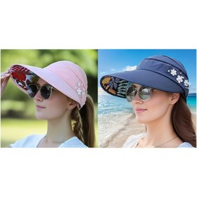 Resim 2 Adet Yeni Katlanabilir Çok Amaçlı Outdoor Şapka 