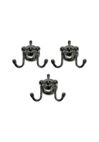 Resim New Banyo Bornozluk Çiftli 3 Adet Krom 