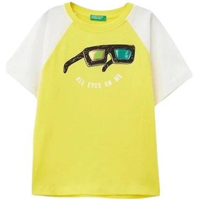 Resim Erkek Çocuk T-shirt SARI 