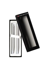 Resim Parlak Krom Gövde Ve Klips Tükenmez+versatil 0.7mm Set Çok Renkli 