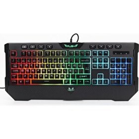 Resim Rush Bomber RK811 Mekanik Hisli Işıklı Gaming Oyuncu Klavye 
