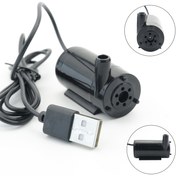 Resim 1 adet USB Mini Submersible Pompası Balık Tankları ve Çeşmeler için - Hidrofilik Dolaşan Su Teknolojisi, Siyah, 36V Güvenli, Bağlantı Kablosu Gerektirmez, Akvaryumlar ve Su Özellikleri için Kompakt Tasarım, Balık Tankı için Submersible Pompası, Akvaryum Su Dolaşımı, Modern Akvaryum Aksesuarı, Dayanıklı Yapı 