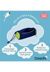 Resim Of Animals, Coachi Fetch & Reward, Etkileşimli Eğitim Oyuncağı, Köpekler Ve Köpek Yavruları İçin, Geri Çağırma Antrenmanı, 41210a, Deniz Mavisi Ve Limonu 