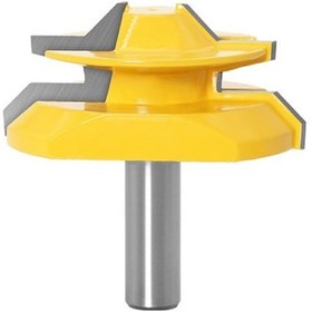 Resim Sones Ahşap İşleme Gravür Makinesi Freze Kesici 45 Derece Derz Bıçağı, Model: 12x2-3/4mm 