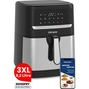 Resim Goodfry 3XL 9.2 L 1800 W Airfryer Yağsız Sıcak Hava Fritözü Goldmaster