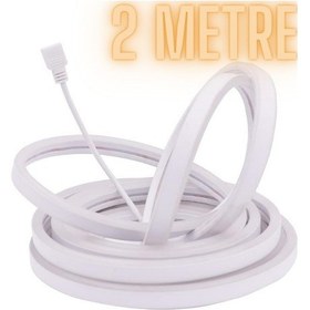 Resim Araç Içi Aydınlatma Ip Şerit Led Ip Neon Turuncu 2 Metre 