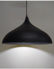 Resim Riolight Retro Siyah Içi Siyah Tekli Metal Sarkıt (538296018) 