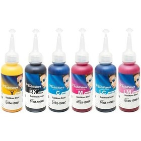 Resim İnktec Sublinova Epson Uyumlu Süblimasyon Mürekkep 6X100 ML Set (D 