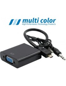 Resim Multıcolor MC-HC20 Micro HDMI To Vga+Audio Converter 