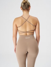 Resim Qlu Attractive Collection Women's Seamless Adjustable String Bra/Sports Bra 