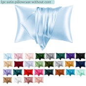 Resim 1 adet Lüks Saten Yastık Kılıfı, Klasik Renk, Zarf Kapatma, Yumuşak Polyester Kumaş, Cilt ve Saç Dostu, Makine Yıkamalı, Aktif Baskı, Dokuma Dokuma, 80-85gsm 