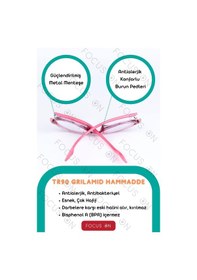 Resim Focus On KS006-C14-P-FÜME Pembe Polarize Çocuk Güneş Gözlüğü 